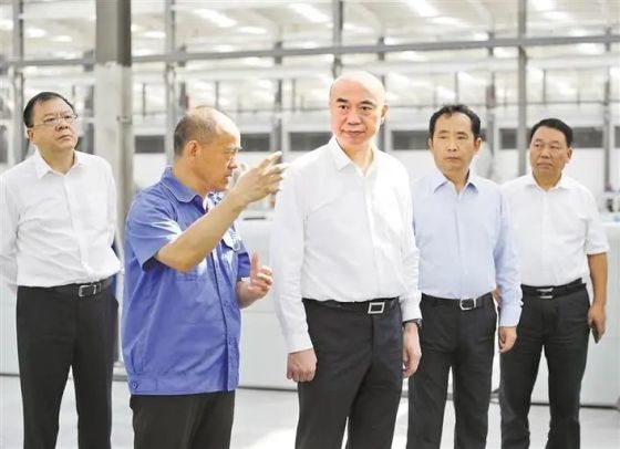 陕西省省委书记刘国中莅临众邦电缆集团视察调研